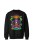 Bluza bez kaptura Psychedelic Mushroom - czarna