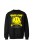 Bluza bez kaptura Smiling - czarna