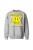 Bluza bez kaptura Smiling - szara