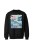 Bluza bez kaptura Stay wild ocean child - czarna