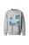 Bluza bez kaptura Stay wild ocean child - szara