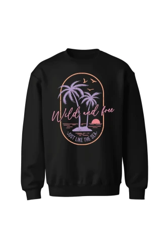 Bluza bez kaptura Wild and free