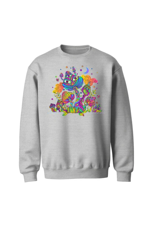 Bluza bez kaptura Magiczna podróż - szara