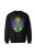 Bluza bez kaptura Hippies Alien - czarna