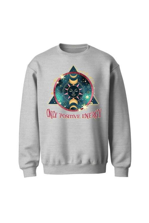 Bluza bez kaptura Stay Wild Moon Child - szara