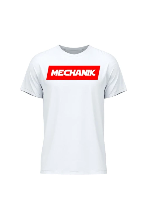 Koszulka męska MECHANIK - biała