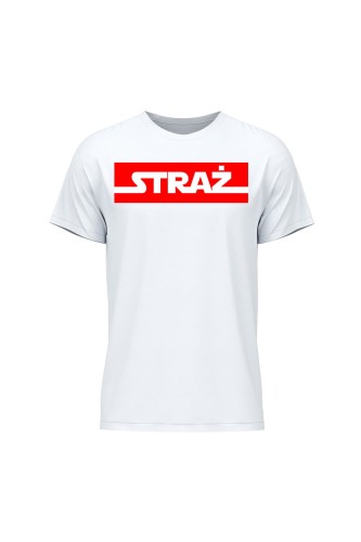 Koszulka męska STRAŻ - biała