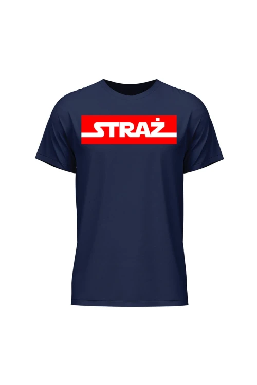 Koszulka męska STRAŻ - granatowa