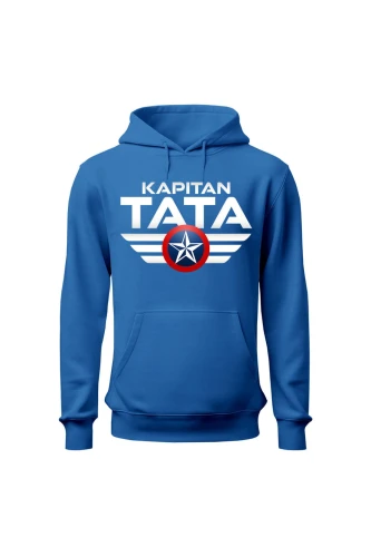 Bluza męska z kapturem Kapitan Tata