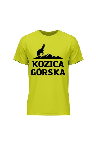 Koszulka męska Kozica górska - limonka