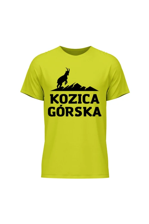 Koszulka męska Kozica górska - limonka