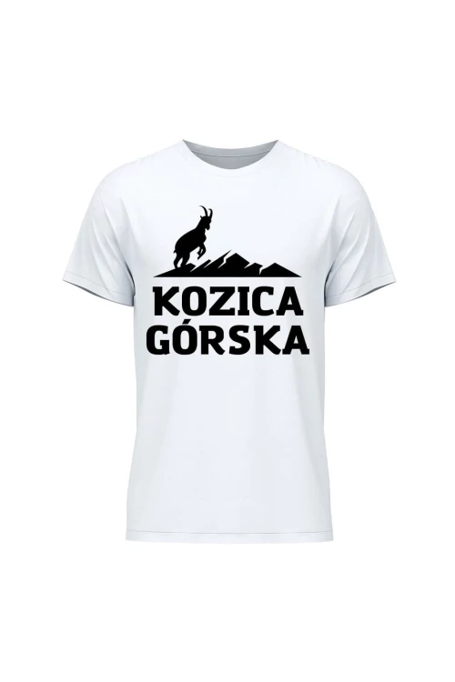 Koszulka męska Kozica górska - biała