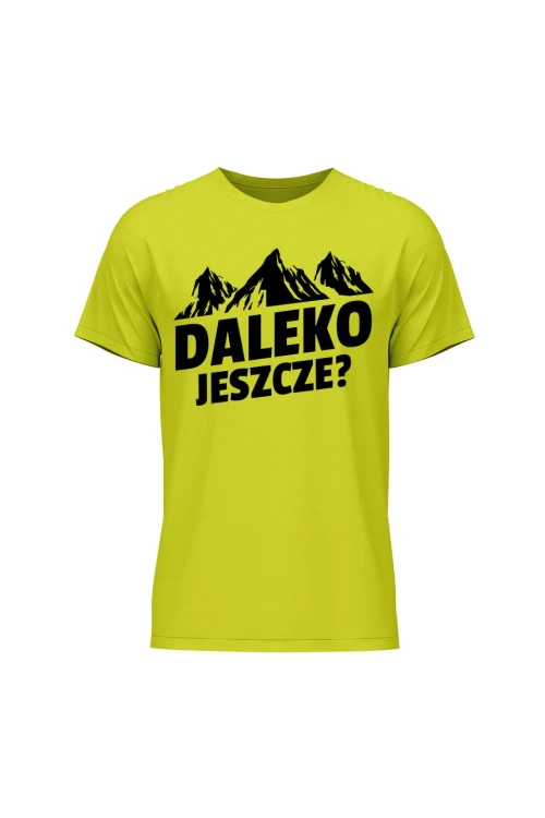 Koszulka męska Daleko jeszcze - limonka