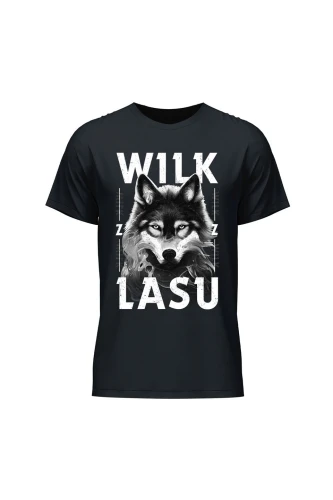 Koszulka męska Wilk z lasu