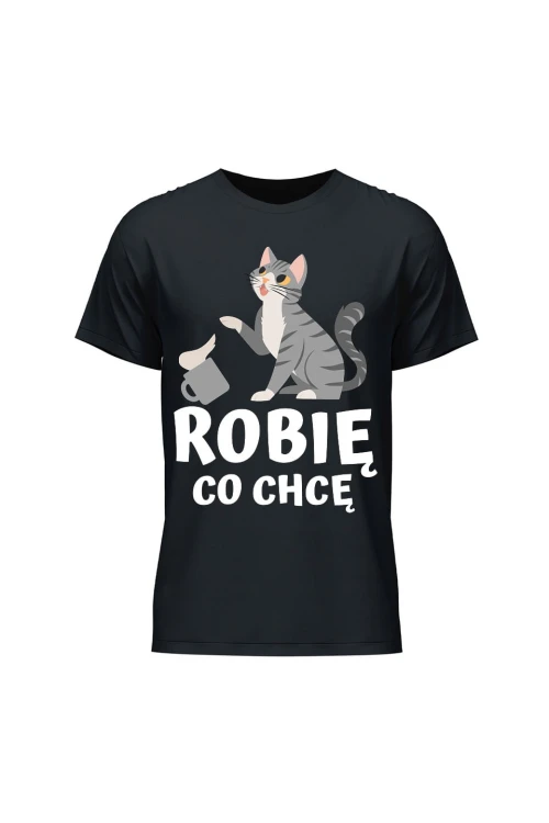 Koszulka męska Robię co chcę - czarna
