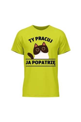 Koszulka męska Ty pracuj ja popatrzę
