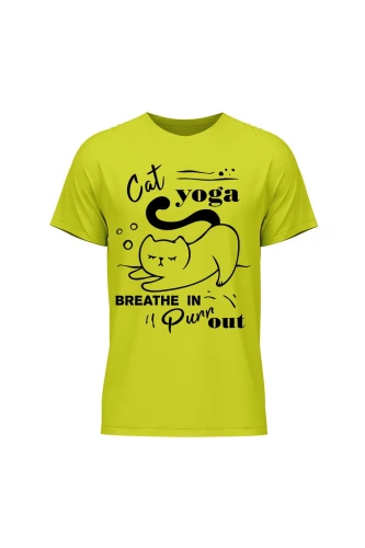 Koszulka męska Cat Yoga