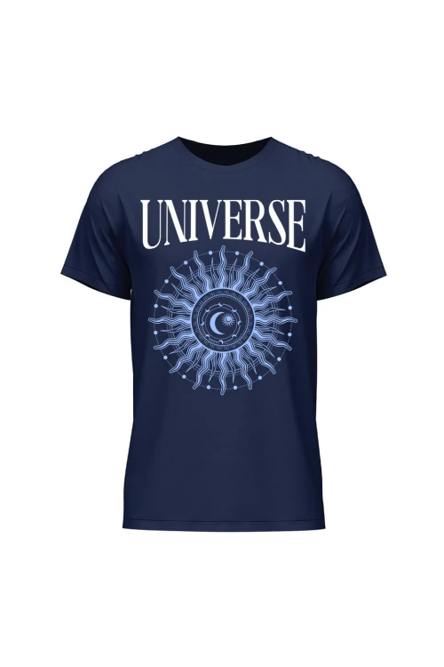 Koszulka męska Universe - granatowa