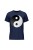 Koszulka męska Symbol Yin Yang - granatowa