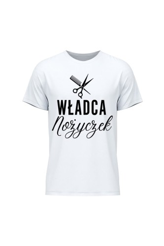 Koszulka męska Władca nożyczek - biała