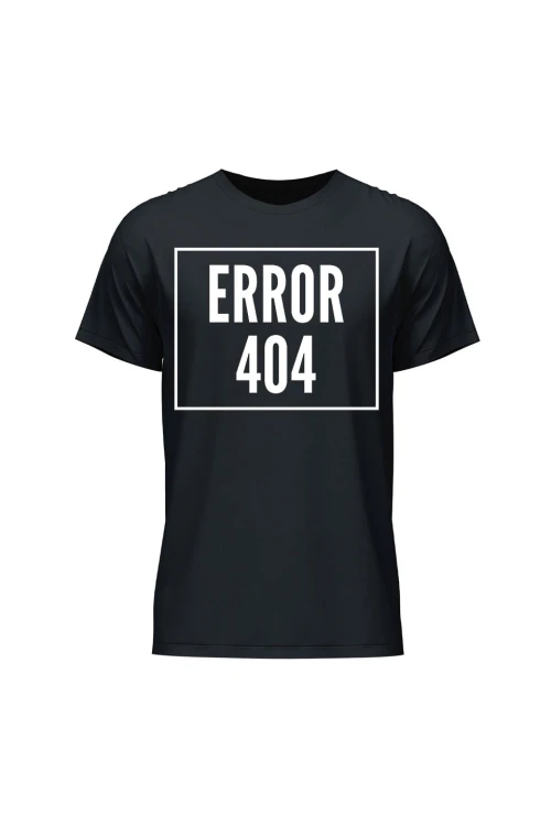 Koszulka męska 404 error - czarna