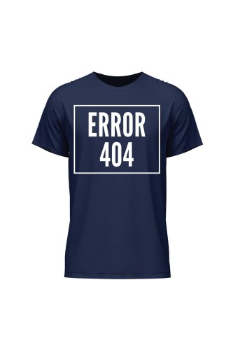 Koszulka męska 404 error - granatowa