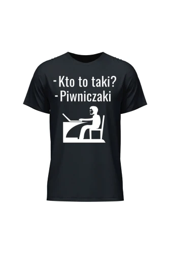 Koszulka męska Kto to taki? Piwniczaki