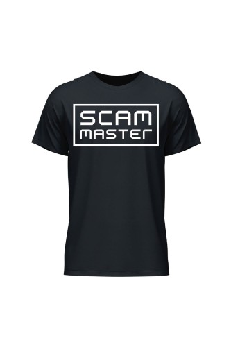Koszulka męska Scam master - czarna