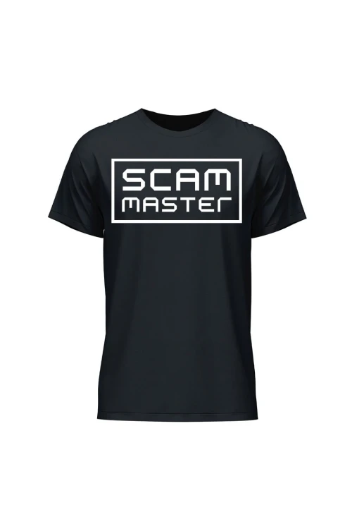 Koszulka męska Scam master - czarna