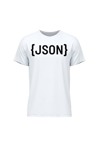 Koszulka męska JSON - biała