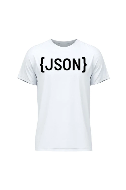 Koszulka męska JSON - biała