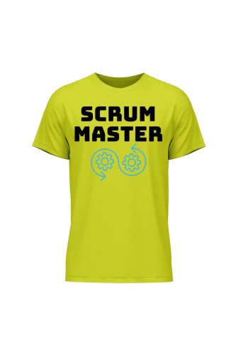 Koszulka męska Scrum master - limonka