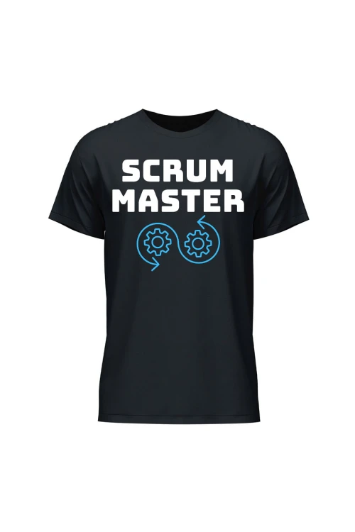 Koszulka męska Scrum master - czarna
