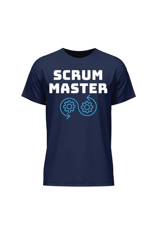 Koszulka męska Scrum master - granatowa