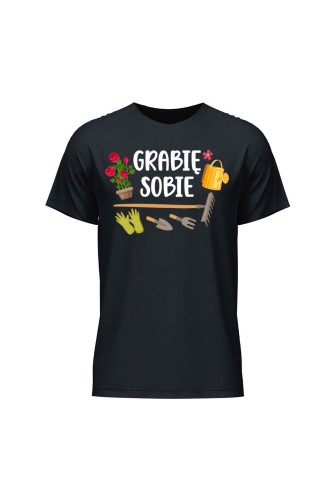 Koszulka męska Grabie sobie - czarna
