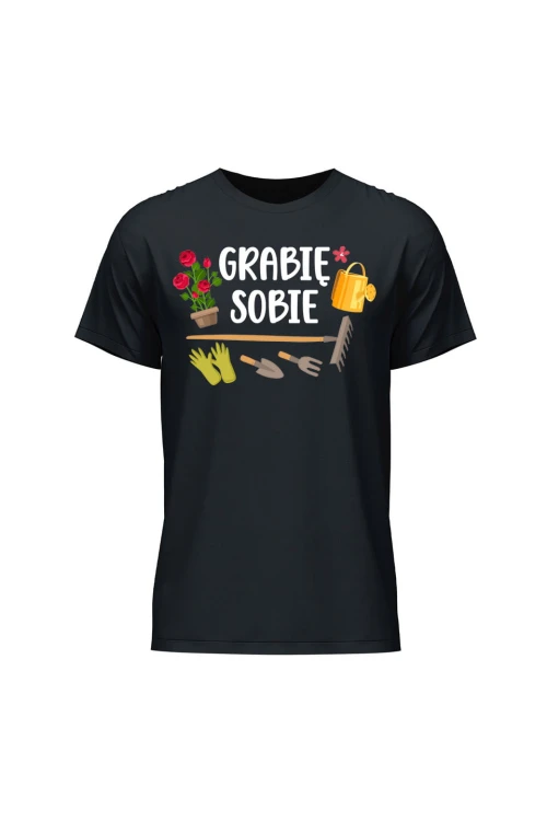 Koszulka męska Grabie sobie - czarna