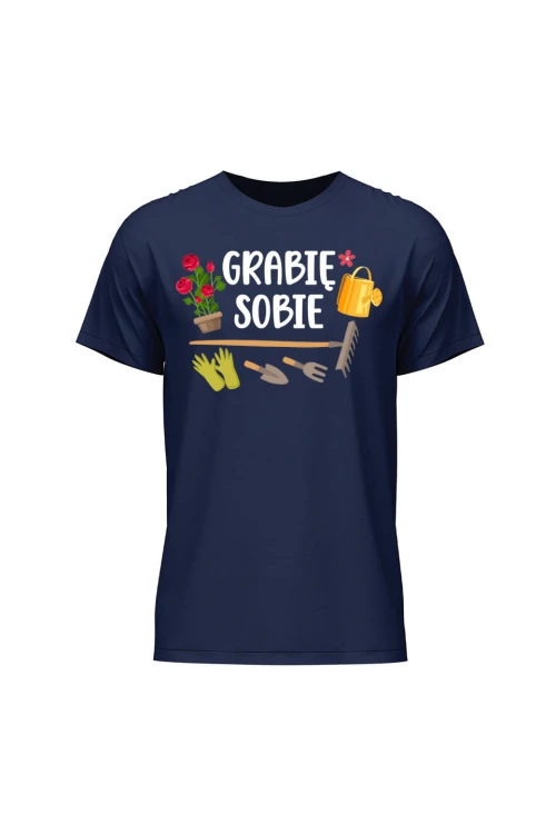Koszulka męska Grabie sobie - granatowa