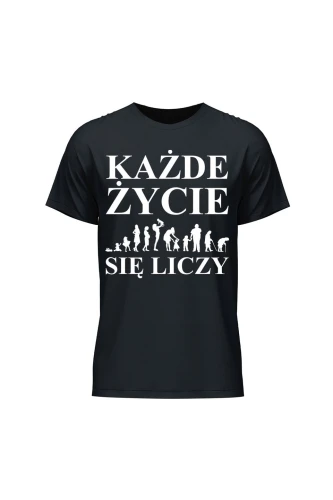 Koszulka męska Każde życie się liczy