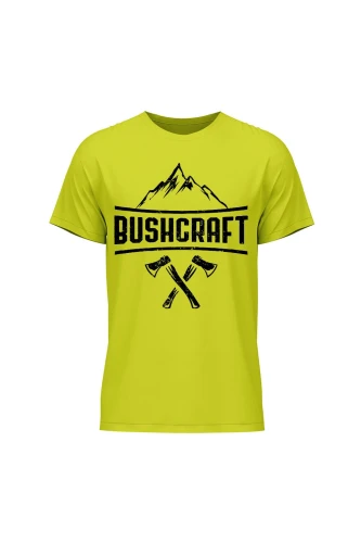 Koszulka męska Bushcraft napis