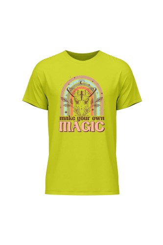 Koszulka męska Make your own magic - limonka