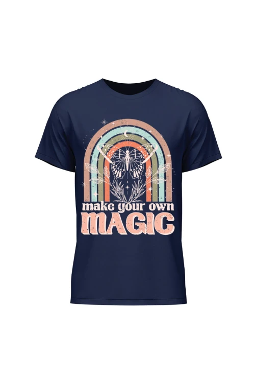 Koszulka męska Make your own magic - granatowa