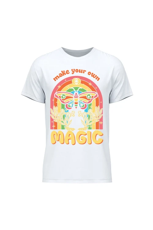Koszulka męska Magic Butterfly - biała