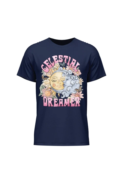 Koszulka męska Celestial Dreamer - granatowa