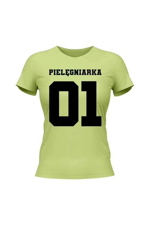 Koszulka damska Pielęgniarka 01 - limonka