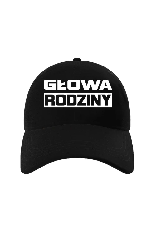 Czapka z daszkiem Głowa Rodziny - czarna