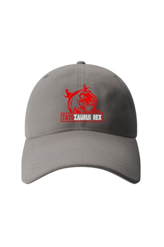 Czapka z daszkiem Tatozaurus Rex - szara
