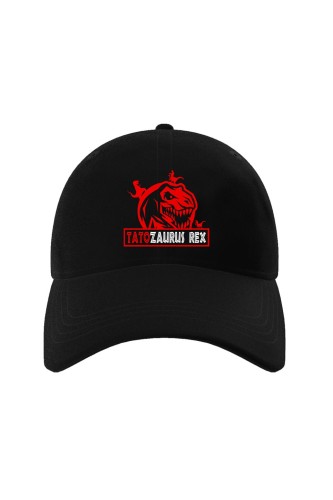 Czapka z daszkiem Tatozaurus Rex - czarna