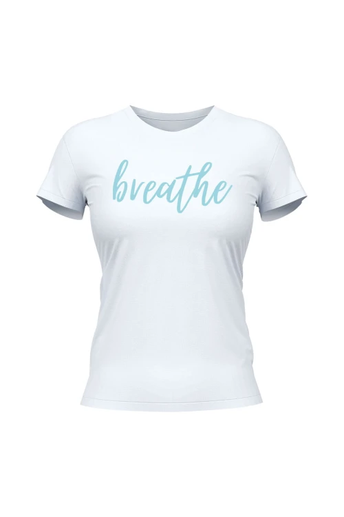Koszulka damska Breathe - biała