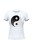 Koszulka damska Symbol Yin Yang - biała