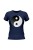 Koszulka damska Symbol Yin Yang - granatowa